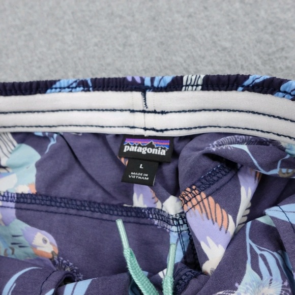 Patagonia Blue and White Swim Trunks - Picture 2 of 2